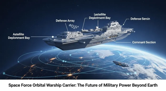 space force orbital warship carrier